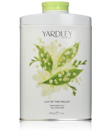 Yardley English Lily of The Valley Tin Talc The Haven of Fragrance 200 g lily 200 g (Pack of 1)