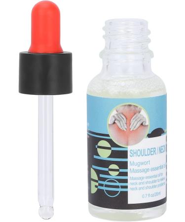 Natural Oil for Neck & Shoulder Pain Relief - Fast Absorbing Massage Oil 20ml - Buy Online on GoSupps.com