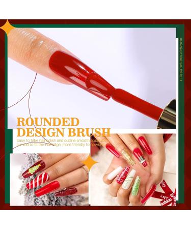 Glamonade Candy Cane Red Non-Toxic Nail Polish - Glossy & Trendy DIY Manicure at Home - Buy Online on GoSupps.com
