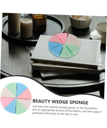 MAGICLULU 4 Sets Triangular Sponge Puff Foundation Blending Sponge Women Makeup Sponges Make up Puff Powder Puffs for Face Powder Mini Makeup Sponge Face Tools Triangle Dry Puff - Buy Online on GoSupps.com