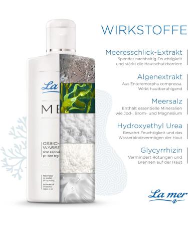 La mer Cosmetics AG La mer MED Facial Water Mild skinfriendly facial water for sensitive and dry skin Gently removes residual residue Cleansing and care Does not contain alcohol 200 ml - Buy Online on GoSupps.com