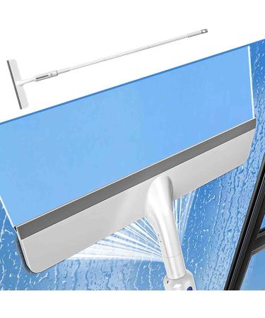 Water Spray Glass Wiper Cleaning Tool For Household Chores Double-sided Window Cleaning Tool Elastic Scraper for Window Glass Tile Walls and Shower Glass Walls Cleaning - Buy Online on GoSupps.com