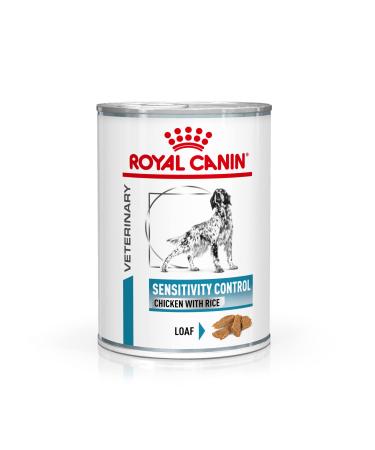 Royal Canin Veterinary Sensitivity Control Mousse | 12 x 410 g | Aliment complet di t tique pour chiens | Pour le soutien digestif et en cas d'allergies alimentaires