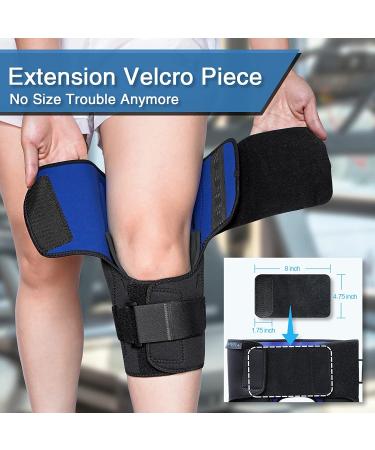 Hinged Knee Brace for Men/Women - Pain Relief & Injury Recovery - 3XL (19-22) - Arthritis, Meniscus Tear, ACL, MCL, PCL Support - Buy Online on GoSupps.com