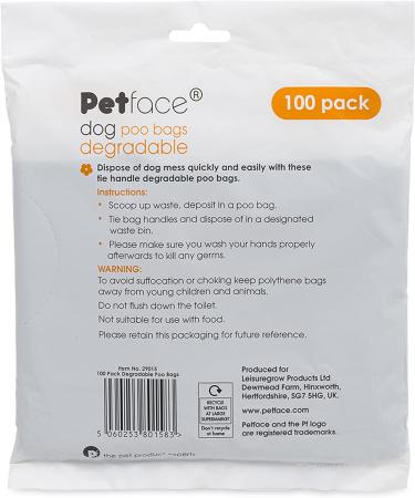 Petface No Mess Poop Bags (Pack of 100) No Mess 1 count (Pack of 1) - Buy Online on GoSupps.com