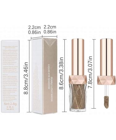 Liquid Eyeshadow High-pigmented Eyeshadow Set | 6 Colors Water-Proof Makeup for Creating High- Eye Looks for Parties& 05 - Buy Online on GoSupps.com