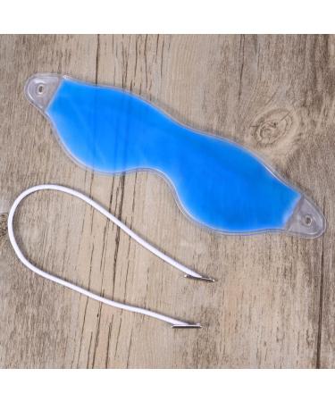 Healifty Cooling Eye Mask - Hot & Cold Therapy Gel Mask for Migraine Relief | Sleep Mask for Men & Women - Relaxation & Wellness (Blue) - Buy Online on GoSupps.com