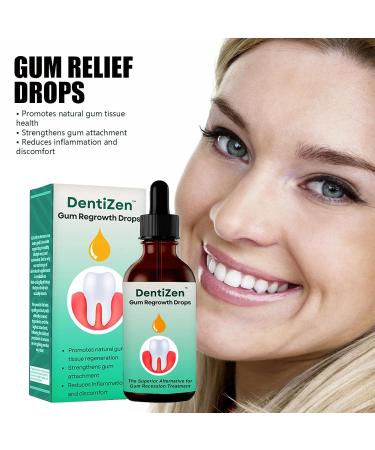 Dentiz Gums Growth Drops - Regrow & Repair Gums Treat Gum Diseases - 3PCs - Buy Online on GoSupps.com
