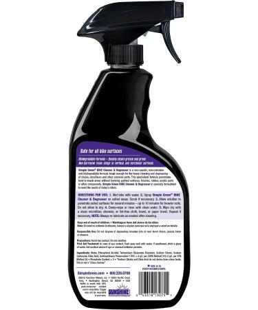 Simple Green Bike Cleaner/Degreaser - 24 oz. Trigger Bottle | Eco-Friendly Formula - Buy Online on GoSupps.com
