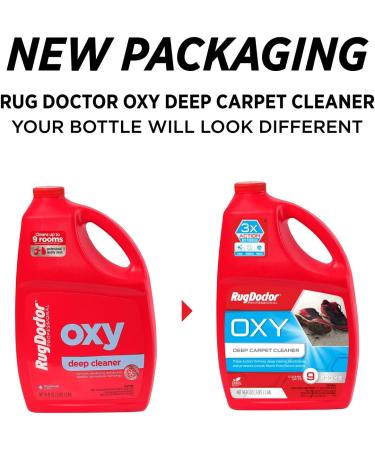 Rug Doctor Triple-Action Oxy Carpet Cleaner - 96 oz | Deep Cleans, Deodorizes & Refreshes | Daybreak Scent | Professional-Grade - Buy Online on GoSupps.com
