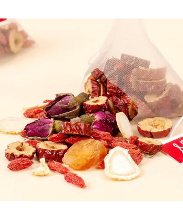 Rose Ginseng Tea Bags 10gX30 Tea Bags 300g Red Dates Goji Berries Longan Combination Of Floral Tea - Buy Online on GoSupps.com