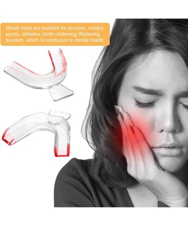 8-Piece Teeth Whitening Mouth Trays Kit for Dental Care - Moldable, Thermoforming Guards for Teeth Whitening, Bleaching, Grinding & Protection - Buy Online on GoSupps.com