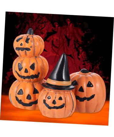 KONTONTY 3pcs Halloween Pumpkin Decoration Mini Pumpkin Decoration Desktop Decor Mini Tombstones Halloween Decorations Clearance Halloween Birthday Decor Ornament Home Decor Miniature Model - Buy Online on GoSupps.com