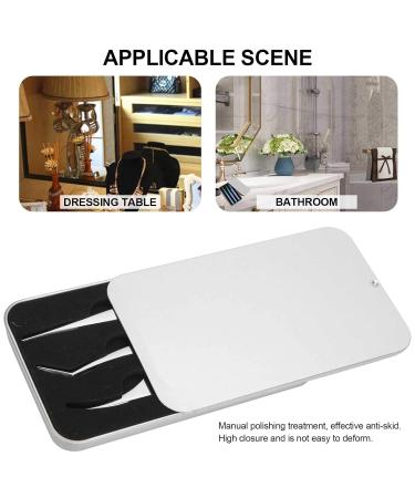 Premium Eyelash Extension Tweezers Set - 3-Part Silver Dolphin Tool for Perfect Fans - Buy Online on GoSupps.com