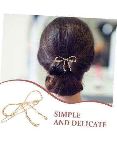 FRCOLOR Bow Hairpin Hair Pin Hair Accessories Tiara Hair Clips Hair Barrettes Cute Hair Clip Bow Clip for Girl Hair Bows Clip for Girls Girl Hair Bow Clip Copper Miss Headgear Fashion - Buy Online on GoSupps.com