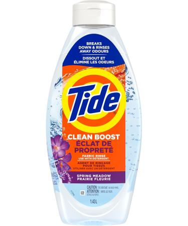 Tide Clean Boost Fabric Rinse Removes Odours and Residues Safe on All Fabrics Free of Dyes and Heavy Perfumes Spring Meadow Scent 1.43L 1.42 l (Pack of 1) - Buy Online on GoSupps.com