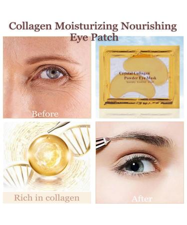 30 Pairs 24K Gold Eye Masks & Collagen Lip Masks - Anti-Wrinkle Under Eye Patches for Dark Circles & Puffy Eyes - Moisturizing Gel Treatment Pads - Buy Online on GoSupps.com