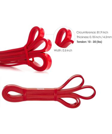 Set of 2 Pull Up Assist Bands Resistance Bands - Exercise Loop Band for Body Stretching Mobility Powerlifting Resistance Training (2 Pink) - Buy Online on GoSupps.com