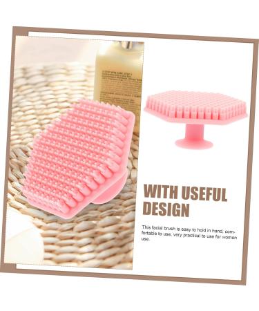 FRCOLOR Silicone Face Brush Exfoliating Brush Made of Silicone Face Wash Brush Face Exfoliating Brush Facial Cleansing Brush Against Blackheads Scrubbing - Buy Online on GoSupps.com