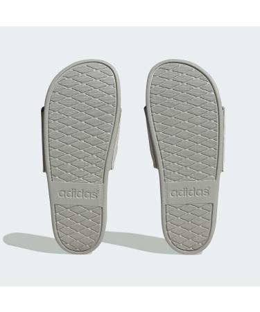 Buy adidas Women's Adilette Comfort Slides Slippers - Grey Two/Silver Met. - Size 42 EU | International Shipping Available - Buy Online on GoSupps.com