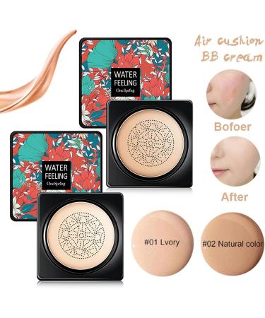 Ulapithi Mushroom Head Air Cushion Foundation | Moisturizing BB Cream & Concealer for All Skin Types | Lightweight & Durable Makeup - Buy Online on GoSupps.com