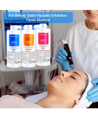 Solution Aqua Peeling pour appareil facial solution SA2 pour appareil facial hydrog ne et oxyg ne professionnel s rums nettoyants en profondeur pour peaux grasses (400 ml/3 pi ces) - Buy Online on GoSupps.com