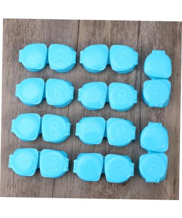 JECOMPRIS 20 PCS Lens Holder & Container Set - Blue & Medium - Perfect for Contact Lens Care - Buy Online on GoSupps.com
