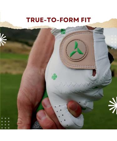 YATTA GOLF Men's Premium Left Hand Golf Glove - Lucky Green Large - Buy Online on GoSupps.com