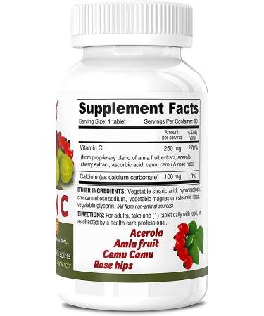 Deva Vegan Vitamin C - Multi Source 90 Tablets | Immune Support & Antioxidant Boost - Buy Online on GoSupps.com