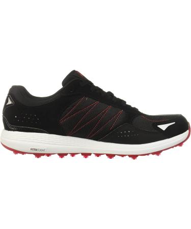Skechers GO GOLF Men's Max Golf Shoe 10.5 Wide - Black/Red Lynx | Lightweight & Comfortable - Buy Online on GoSupps.com