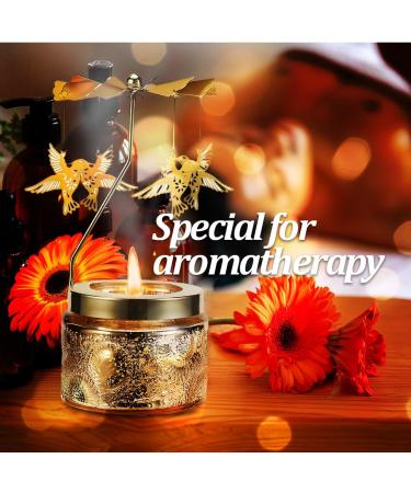 Rotatable Scented Candle Gifts for mom and Sister Birthday Gifts Butterfly & Hummingbird Designs Unique Birthday Presents for Women (Hummingbird Radiant Bloom: Neroli + Bergamot Fusion) Radiant Bloom: Neroli + Bergamot Fusion Hummingbird