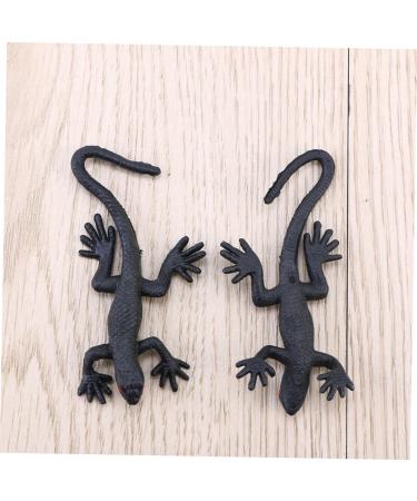 Shop Healeved 10-Pack Halloween Simulation Gecko Toys | Mini Black Gecko Models for April Fools & Creepy Halloween Decor - 3.5x8cm - Buy Online on GoSupps.com