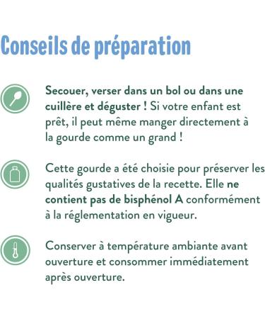 GOOD GO T - Brewed With Cow Milk - Baby Dessert - From 6 Months - Pear Vanilla - No Added Sugars* - Portable Size - 10x90g (Packaging May Vary) - Buy Online on GoSupps.com