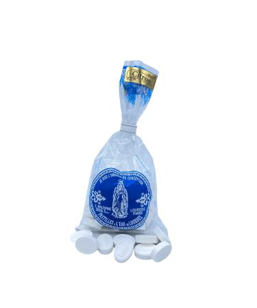 MALESPINE® - Lemon flavored Lourdes water pastilles in souvenir bag 130g
