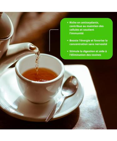 Th Vert bio Muffin aux Myrtilles - 100g (40 tasses) - Th en vrac 100% agriculture biologique - Mes-Th s - Buy Online on GoSupps.com