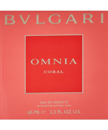 Bvlgari Omnia Coral Eau de Toilette Spray for Women 2.2 oz. Cedar Floral 5 Count (Pack of 1) - Buy Online on GoSupps.com