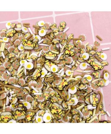 Bosaiya QR 50g Mixed Cartoon Chicken Egg Disks | DIY Polymer Clay Crafts & Nail Art Accessories (T1127) - Cute & Creative Supplies - Buy Online on GoSupps.com