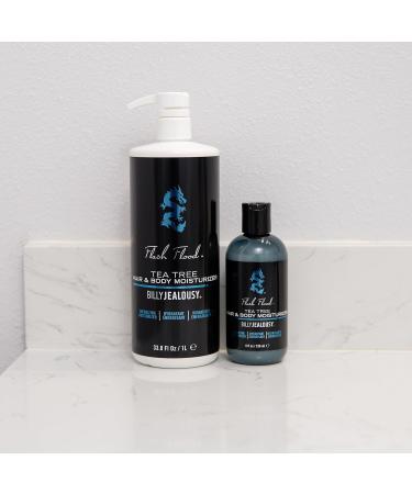 Billy Jealousy Flash Flood Tea Tree Hair & Body Moisturizer Ideal for All Hair & Skin Types with Tea Tree Lavender and Peppermint 33.8 Fl Oz (Pack of 1) - Buy Online on GoSupps.com