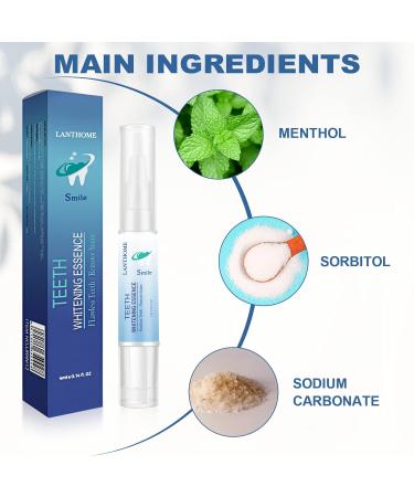 Teeth Whitening Pen Set - 3pcs Whitening Gel Essence for Stain Removal & Yellowing Reduction - Buy Online on GoSupps.com