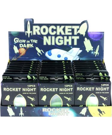 D.A.Y. Republic 3D Glow in the Dark Rockets Wall Decals - Sensory Nursery Decor Stickers for Kids Bedroom (24 Rockets) - Buy Online on GoSupps.com