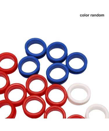 50 Pieces Silicone Finger Rings for Any Scissors Inserts Hair Cutting Styling Tools Accessories Mix Colors - Buy Online on GoSupps.com
