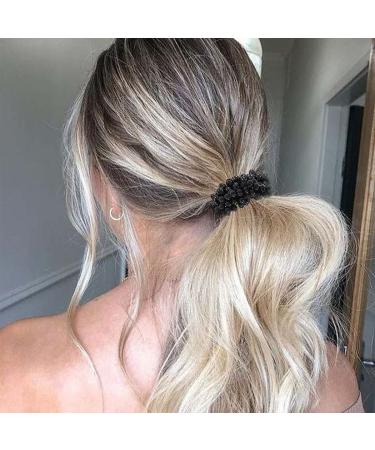 Brinie Champagne Hair Ties - Pearl Bead Scrunchies for Women & Girls (Pack of 3) - Buy Online on GoSupps.com