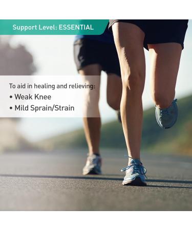 OPPO 2924 ACCUTEX Knee Brace Compression Sleeve - Knee Support for Meniscus Tear Sprains & Pain Relief - Unisex Gray Small - Buy Online on GoSupps.com