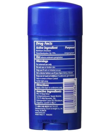 Arrid XX Wide Regular Antiperspirant & Deodorant Stick 2.6 oz - Pack of 6 | Long-Lasting Odor Protection | International Shipping - Buy Online on GoSupps.com