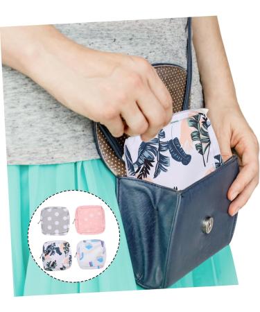 Buy Abaodam 8pcs Sanitary Napkin Storage Bags - Travel Purses & Delicate Holders Portable Zipper Coin Pouch & Cosmetic Bag in Assorted Colors - Buy Online on GoSupps.com