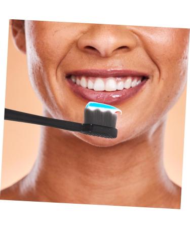 Oatipho Soft Bristle Toothbrush Set - 4 Pcs Travel & Household Ideal for Adults & Kids Black - Buy Online on GoSupps.com