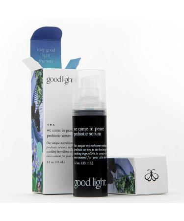 Good Light We Come in Peace Microbiome Serum - Hydrating Face Serum with Bakuchiol & Blue Tansy for Nourished Skin Cell Turnover | 1.2 fl oz - International Shipping - Buy Online on GoSupps.com