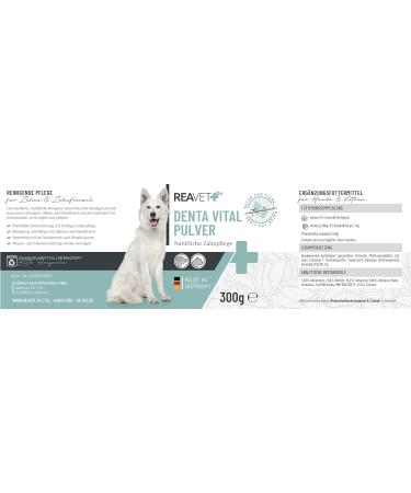 Reavet Denta Vital Dental Care Powder for Dogs & Cats - 300g Tartar Remover | Freshens Breath & Promotes Oral Health - Buy Online on GoSupps.com