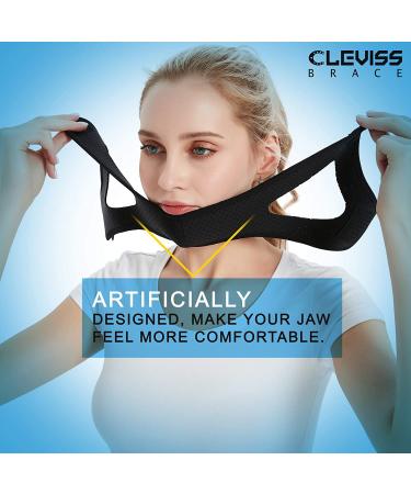 Double Adjustable Anti Snoring Chin Strap | Stopper Chin Straps for Men and Women | Snoring Solution/Sleep Aid for Mouth Breathers | Black - Buy Online on GoSupps.com