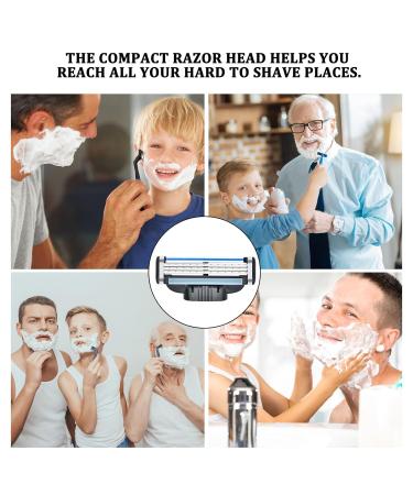 36 PCs Mach3 Razor Blades - Premium Manual Razors for Clean Shaving - Ideal for Beard & Leg Hair Removal - Buy Online on GoSupps.com